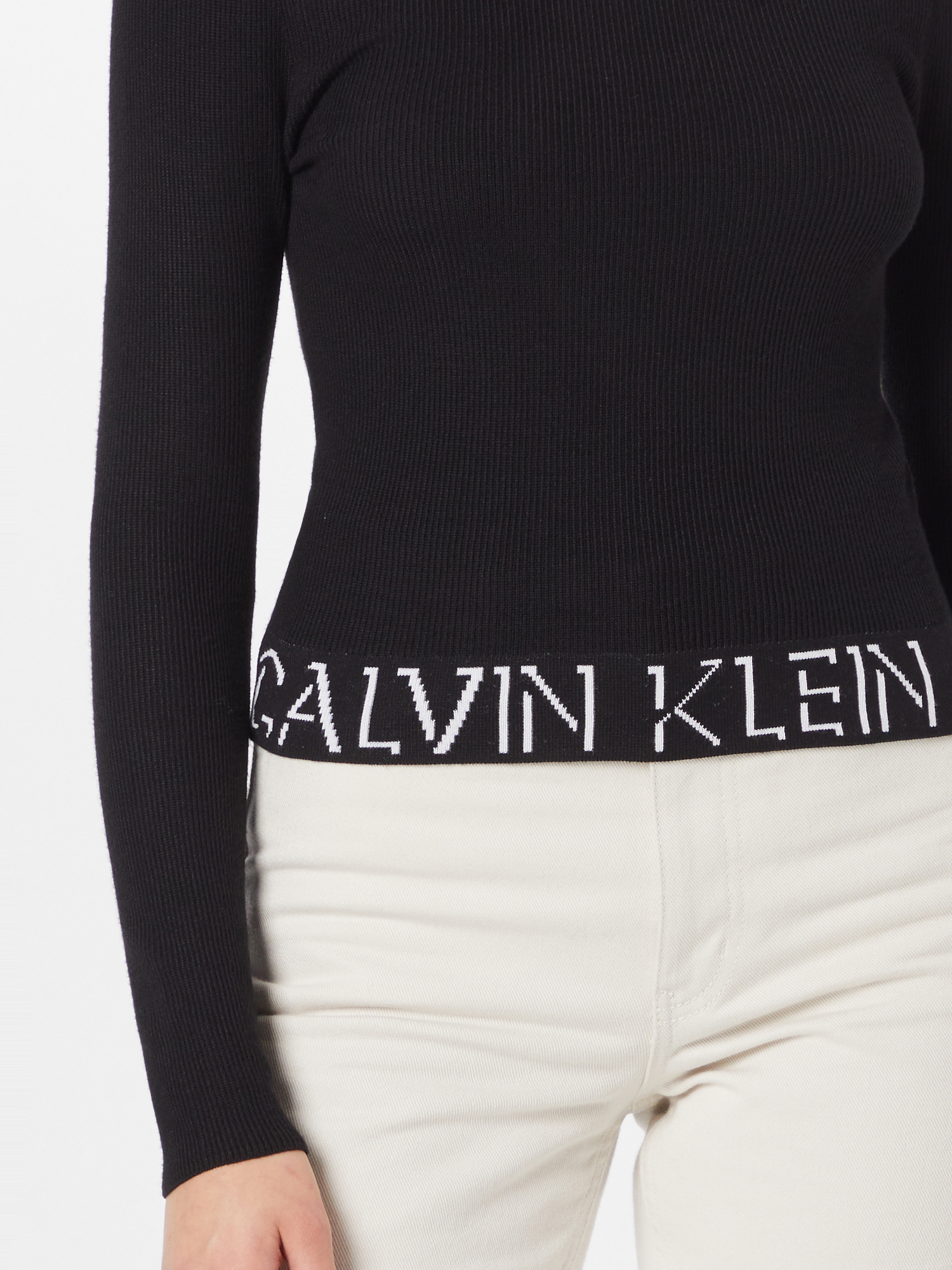 Calvin Klein Jeans Pullover in Schwarz 